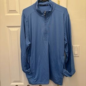 B.Draddy Golfer long sleeve zip up pullover sweater